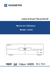 MAGNETAR UDP900 Manuel De I'utilisateur