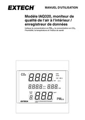 Extech IAQ320 Manuel D'utilisation