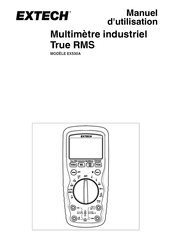 Extech EX530A Manuel D'utilisation