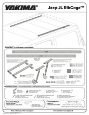 Yakima Jeep JL RibCage Instructions De Montage