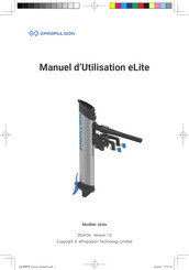 ePropulsion eLite Manuel D'utilisation