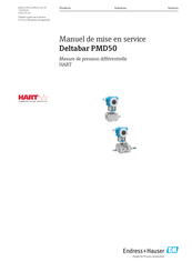 Endress+Hauser Deltabar PMD50 Manuel De Mise En Service