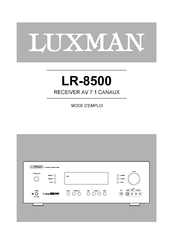 Luxman LR-8500 Mode D'emploi