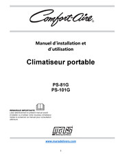 Mars Comfort-Aire PS-81G Manuel D'installation Et D'utilisation