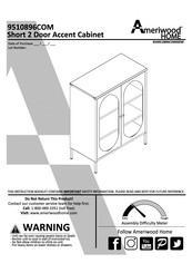 Ameriwood HOME 9510896COM Instructions De Montage