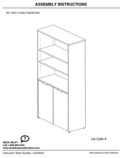 Bush Business Furniture Jamestown JTB136SGWH Instructions De Montage