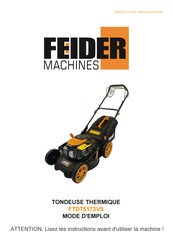 Feider Machines FTDT5173VS Mode D'emploi