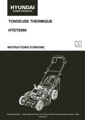 Hyundai power products HTDT5090 Instructions D'origine