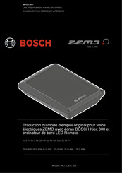 Bosch ZE FS 10F ABS Traduction Du Mode D'emploi Original