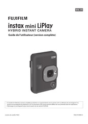 FujiFilm instax mini LiPlay Guide De L'utilisateur