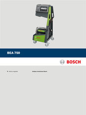 Bosch BEA 750 Notice Originale