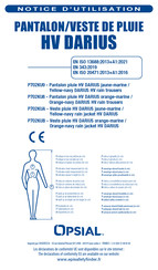 OPSIAL P702KU9 Notice D'utilisation