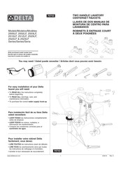 Delta 2500LF Instructions D'installation