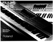 Roland EM-15 Mode D'emploi