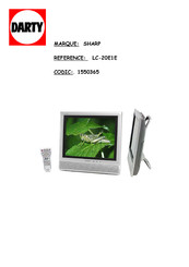 Sharp LC-20E1E Mode D'emploi