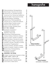 Hansgrohe Unica Comfort 26403400 Mode D'emploi / Instructions De Montage