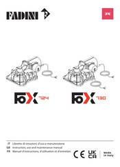 fadini FOX 724 Manuel D'instructions