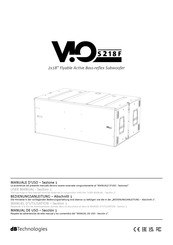 dBTechnologies VIO S218F Manuel D'utilisation