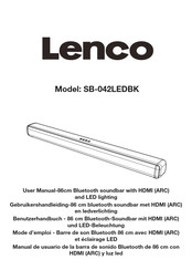 LENCO SB-042LEDBK Mode D'emploi