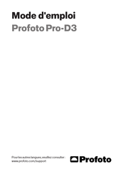 Profoto Pro-D3 Mode D'emploi