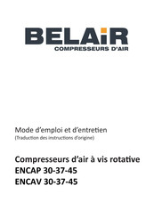 Belair ENCAV 30 Mode D'emploi Et D'entretien