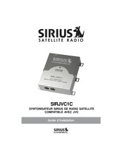 Sirius Satellite Radio SIRJVC1C Guide D'installation