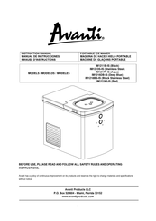 Avanti IM1216DB-IS Manuel D'instructions