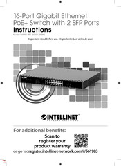 Intellinet Network Solutions 561983 Manuel D'instructions