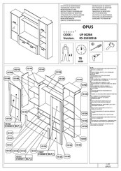 Dedeman OPUS UP 00284 Instructions D'assemblage