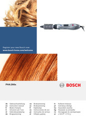 Bosch PHA2661/01 Mode D'emploi