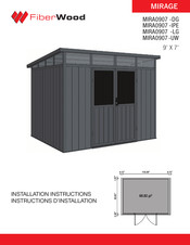 FIberWood MIRAGE MIRA0907-IPE Instructions D'installation