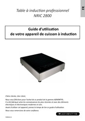 Adventys NRIC 2800 Guide D'utilisation