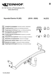 Steinhof H-215 Notice De Montage Et D'utilisation