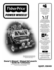 Fisher-Price Power Wheels BJH57 Guide De L'utilisateur