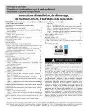 Carrier G97CMN Instructions D'installation, De Démarrage, De Fonctionnement, D'entretien Et De Réparation