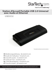 StarTech USBDOCK2 Guide De L'utilisateur