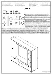 Forma Ideale LORCA UP 01085 Instructions D'assemblage