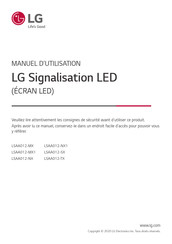 LG LSAA012-MX Manuel D'utilisation