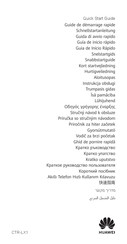 Huawei CTR-LX1 Guide De Démarrage Rapide