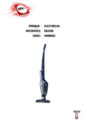 Electrolux ErgoRapido ZB3106 Mode D'emploi