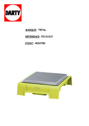 TEFAL PIERRADE PI131012 Manuel D'instructions