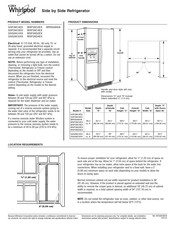 Whirlpool WSF26D4E Serie Manuel D'utilisation