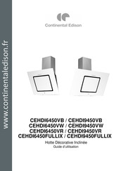 CONTINENTAL EDISON CEHDI9450VR Guide D'utilisation