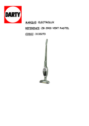 Electrolux ErgoRapido ZB 2903 Manuel D'utilisation