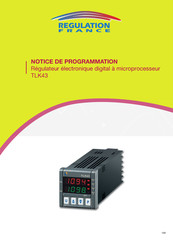 REGULATION FRANCE TLK43 Notice De Programmation