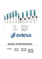 Edesa TBVV-300 Manuel D'instructions