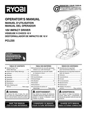 Ryobi PCL235 Manuel D'utilisation