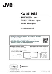 JVC KW-M180BT Guide De Démarrage Rapide