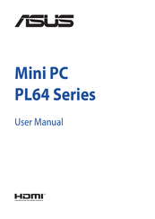 Asus PL64 Serie Manuel D'utilisation