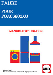 FAURE FOA65802XU Notice D'utilisation